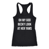 Yam Season Workout Tank Womens Funny YAM SZN 6-45 Inspired Shirt Coach Gift | Oh My God Becky Look At Her Yams