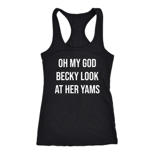 Yam Season Workout Tank Womens Funny YAM SZN 6-45 Inspired Shirt Coach Gift | Oh My God Becky Look At Her Yams
