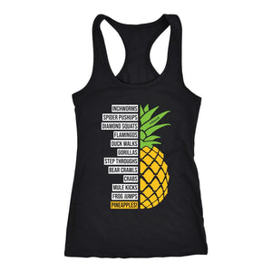 Cardio Zoo Workout Tank, Womens Pineapples Shirt, Ladies Fitness Coaching Gift
