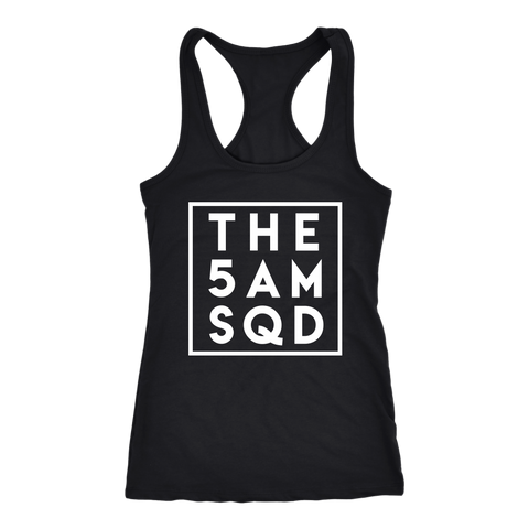 Image of THE 5AM SQD Womens Five In The Morning Squad Racerback Tank Top