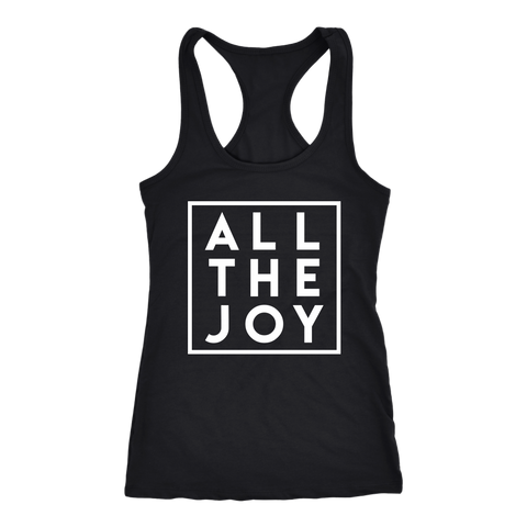 Image of ALL THE JOY Let's Dance Workout Tank Womens Get Up Fitness Coach Shirt