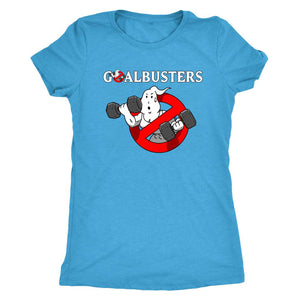 Women's Goal busters Lady Ghost Weightlifter Triblend T-shirt - Obsessed Merch