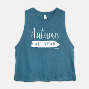 Autumn All Year Cropped Tank Womens Workout Crop Shirt Ladies Fitness Coach Clothing