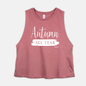 Autumn All Year Cropped Tank Womens Workout Crop Shirt Ladies Fitness Coach Clothing