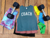 COACH Cropped Tank Womens Workout Crop Shirt Ladies Fitness Coach Clothing