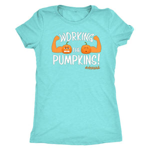 L4: Women's Working The Pumpkins! Triblend T-Shirt - Obsessed Merch