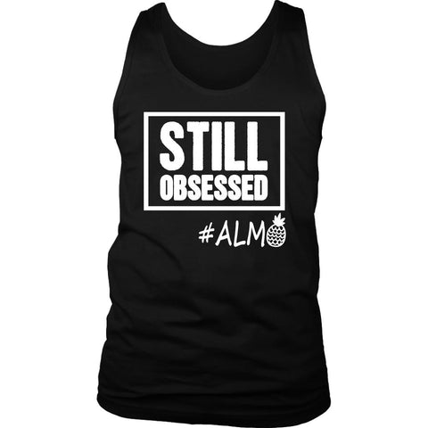 Image of ALMO: Men's A Little More Obsessed, Always Finish Strong 100% Cotton Tank - Obsessed Merch