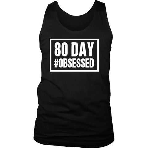 Image of Men's #Obsessed Finished Strong AF Tank (80 DFinisher) - Obsessed Merch