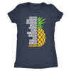 Cardio Zoo Workout Shirt, Womens Pineapples Tee, Ladies Triblend Fitness T-Shirt, Coach Challenge Group Gift