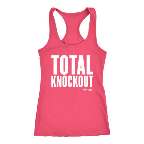 Image of TOTAL KNOCKOUT Womens Boxing Racerback Tank Top