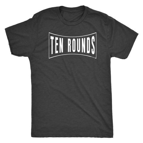 Image of 10 Boxing Rounds T-shirt, Men's Boxing Workout Shirt, Boxers Unisex Fitness Tee, Coach Gift - Obsessed Merch