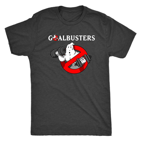 Image of Men's Goal busters Male Ghost Weightlifter Triblend T-Shirt - Obsessed Merch