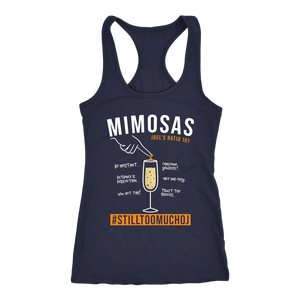 Joel's Mimosa Ratio 101 Funny Workout Tank Womens Coach Challenge Group Gift
