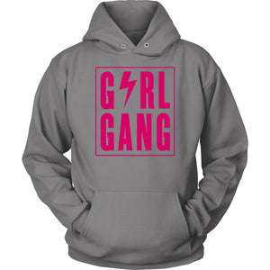 Girl Gang Be 100 Hoodie, Womens Lightning Bolt Workout Sweatshirt, Ladies Coach Pullover - Obsessed Merch