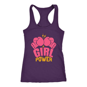 Girl Power Boxing Tank, Womens Boxing Shirt, 10 Boxing Rounds Top, Coach Gift