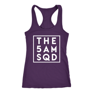 THE 5AM SQD Womens Five In The Morning Squad Racerback Tank Top