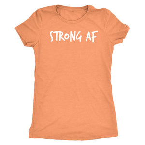 L4: Finisher Strong AF Finished Sore Women's Triblend T-Shirt - Obsessed Merch