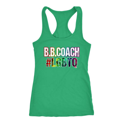 Image of Beachbody Coach #LGBTQ Gay Lesbian Pride Workout Tank, Rainbow Camo lgbtq shirt Mens Womens - Obsessed Merch