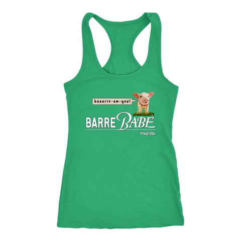 Image of Barre Babe Workout Tank, Women's Baa-Ram-You Babe inspired Shirt, Ballet Blend Coach Gift - Obsessed Merch