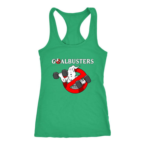 Image of Women's Goal busters Lady Ghost Weightlifter Racerback Tank Top - Obsessed Merch