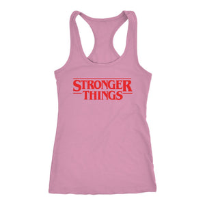 Stronger Things Workout Tank Top, Womens Stranger Things Inspired Lifting Shirt - Obsessed Merch