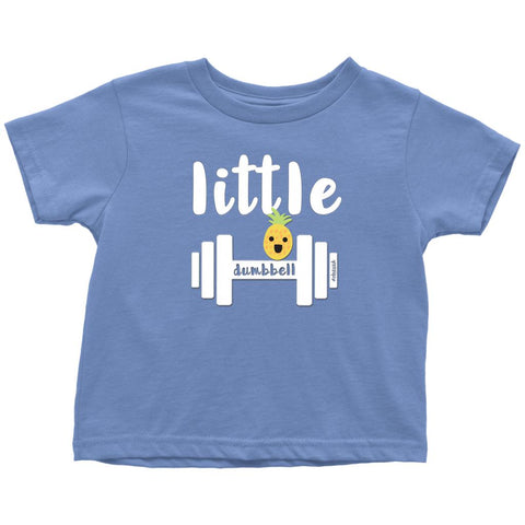 Image of Liift4 Mom & Baby Workout Set, Little Dumbbell #Pineapple, Toddler Shirt for Girls / Boys with Mom - Obsessed Merch